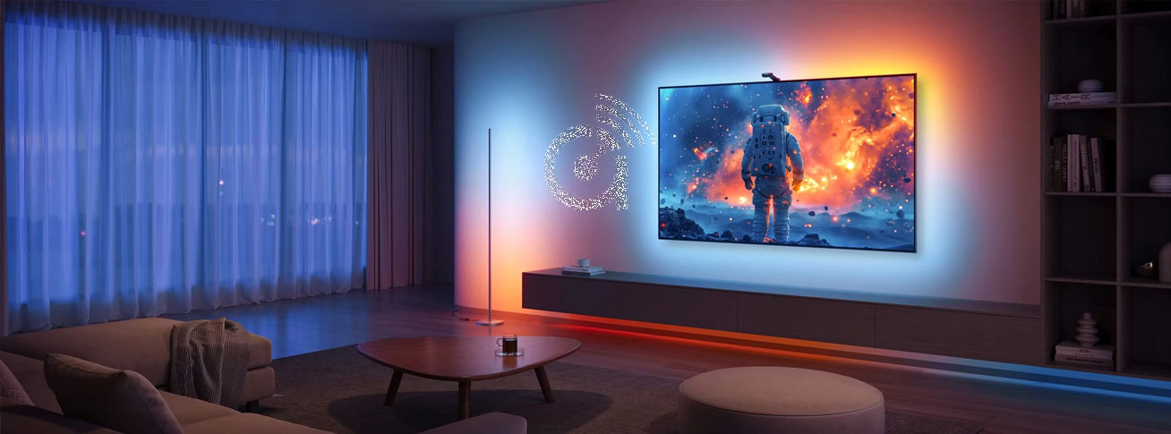 Clean installation with hidden cables